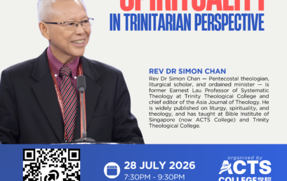 Spirituality in Trinitarian Perspective